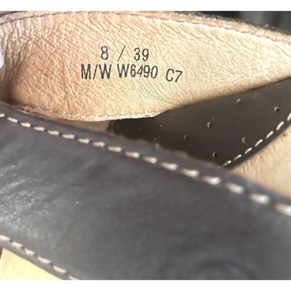 BORN Thong Brown Leather Women’s Sandals Shoes 8 Medium - Picture 12 of 12